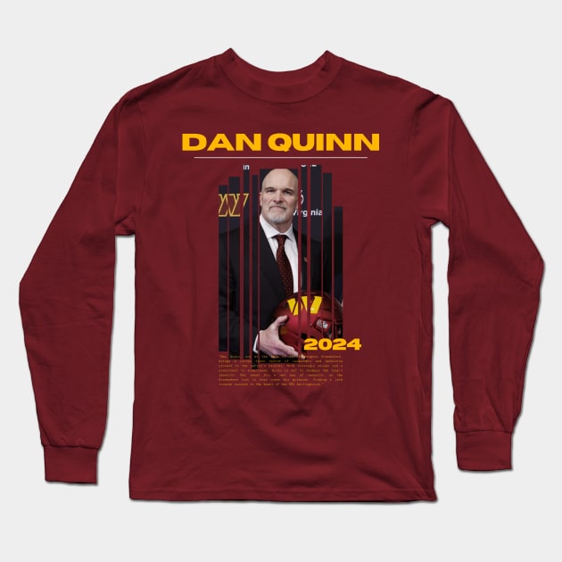 DAN QUINN ERA 2024 COMMANDERS Long Sleeve T-Shirt by Lolane